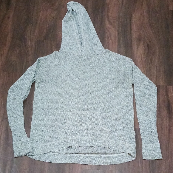 Hollister Tops - Hollister Light Gray Hooded Pullover